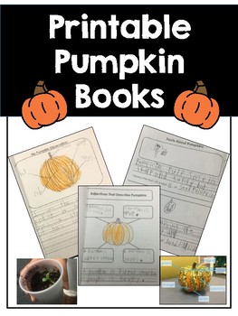 Preview of FREE Pumpkin Book Printable
