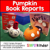 Pumpkin Book Report