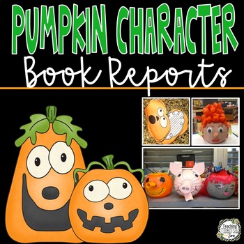 Preview of Pumpkin Writing, Pumpkin Character Book Reports