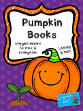 Pumpkin Books - Math & Literacy Emergent Readers for Pre-K