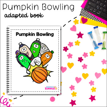 Preview of Halloween Adapted Book for Special Education Pumpkin Adaptive Circle Time Lesson