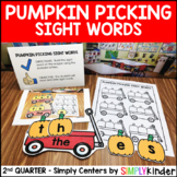 Picking Pumpkins Sight Word Center - Kindergarten Center -