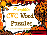 Pumpkin CVC Word Puzzles