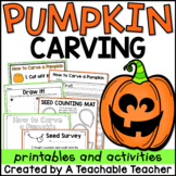 How to Carve a Pumpkin Writing | Pumpkin Carving Printable