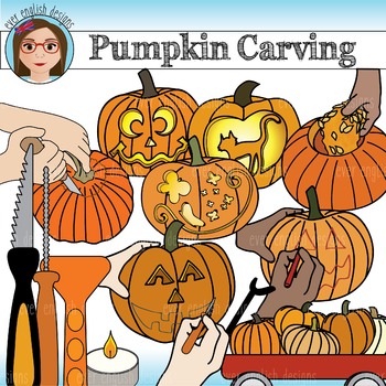 Preview of Pumpkin Carving Clip Art
