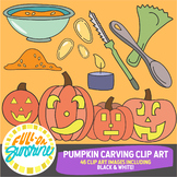 Pumpkin Carving Clip Art