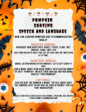 Pumpkin Carving--Speech and Language!