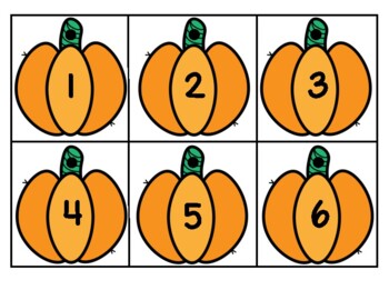 Pumpkin Chain Links- number sense and addition by This is Kindergarten