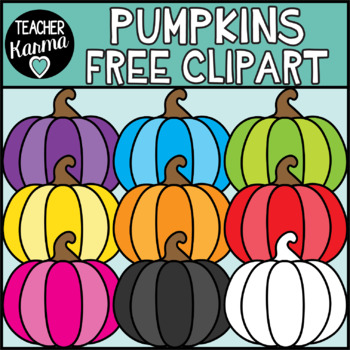 Preview of Pumpkin Clipart FREE