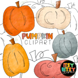 Pumpkin Clipart FREEBIE - Fall - Autumn - October - Thanksgiving