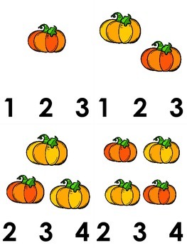 Pumpkin Clothespin Math Station by Polka Dot Junction | TpT