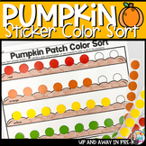 Pumpkin Color Sorting Activities - Fall Preschool Printabl