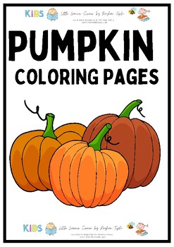 Preview of Pumpkin Coloring Pages (+writing papers) {Holiday Coloring Pages}