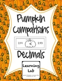 Pumpkin Comparisons - Decimals