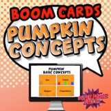 Pumpkin Concepts (BOOM CARDS)