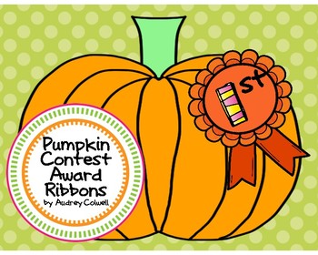 Preview of Pumpkin Contest Award Ribbons