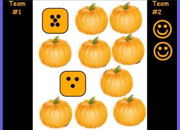 Preview of Pumpkin Count 'Em--FlipChart Counting Game for Kindergarten Common Core Math