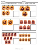 Pumpkin Counting Halloween No-Prep Differentiated Worksheet