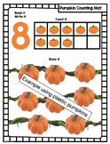 Pumpkin Counting Mats Numbers 1-10