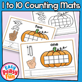 Pumpkin Counting to 10 Mats | Fall or Halloween Playdough Mats