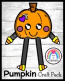 Pumpkin Craft - Pumpkin Man Activity - Halloween - Fall - 