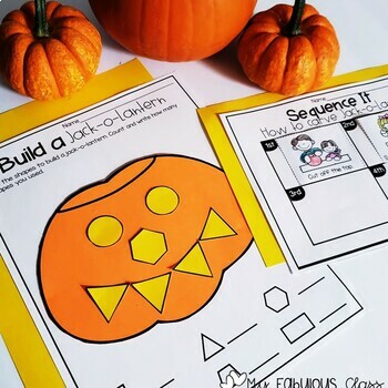 Pumpkin Craft and Activities by My Fabulous Class | TpT