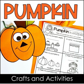 Preview of Pumpkin Craft and Activities | Fall Activities | Halloween Activities