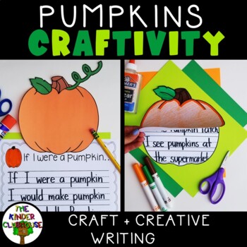 Preview of Fall Craft Kindergarten | Easy Paper Pumpkin Craft