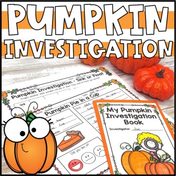 Preview of Pumpkin Investigation Booklet