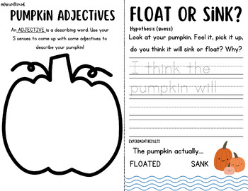 Preview of Pumpkin Day Ppt and Student Booklet