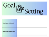 Goal Setting Chart