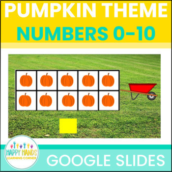Preview of Pumpkin Digital Math Resource Ten Frames for Numbers 0-10