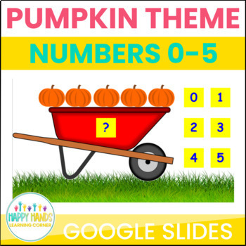Preview of Pumpkin Digital Math Resource for Numbers 0-5 