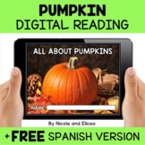 Pumpkin Reading Comprehension for Google Classroom - Dista