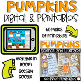 Pumpkin Digital and Printables Activities Distance Learning