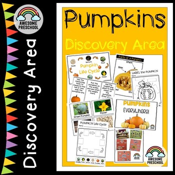 Preview of Pumpkin Discovery Area - Preschool, Kindergarten, Early Years