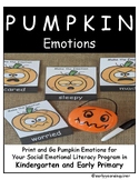 Pumpkin Emotion Cards | Loose Parts Mat | SEL Activity| So