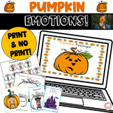 Pumpkin Identify Emotions Feelings Social Story Activities Speech Therapy