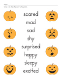 Pumpkin Emotions Worksheets & Teaching Resources | TpT