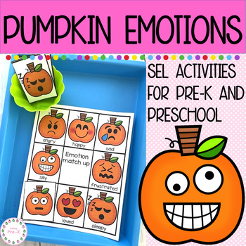 Preview of Pumpkin Emotions - SEL Activities for Pre-K and Preschool