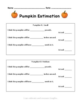 Preview of Pumpkin Estimation