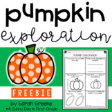 Pumpkin Exploration Freebie