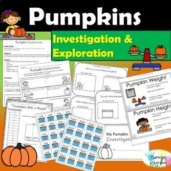 Preview of Pumpkin Exploration & Investigation Plus Surveys