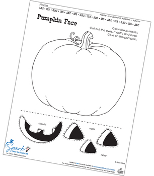 Pumpkin Face by Carson Dellosa Education | TPT
