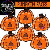 Pumpkin Faces {Creative Clips Digital Clipart}