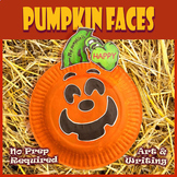 Pumpkin Faces - Halloween Paper Plate Craft