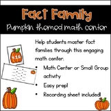 Pumpkin Fact Families