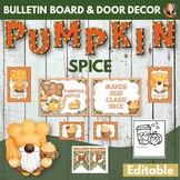 Pumpkin Fall Bulletin Board Kit with Craft Activities