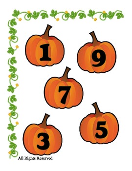 Pumpkin File Folder Halloween Printable for Preschool - Easy to Make