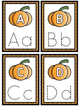 Pumpkin Flashcards Bundle - ABCs, 123s, Shapes, Colors, and Emotions ...